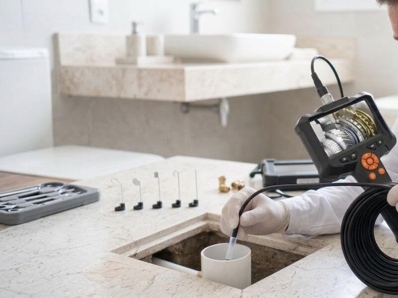 Vídeo inspeção de esgoto